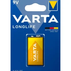 Alkaliska Longlife 9V 1-Pack