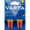 Alkaliska Max Power LR03/AAA 4-Pack