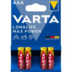 Alkaliska Max Power LR03/AAA 4-Pack