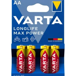 Alkaliska Max Power LR6/AA 4-Pack