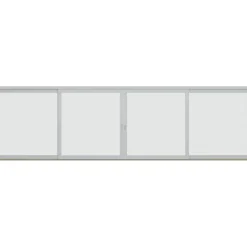 Aluminium 4-delad
