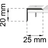 A27 Mattsvart 20x25 mm