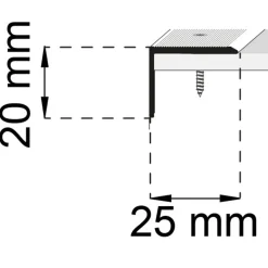 A27 Mattsvart 20x25 mm