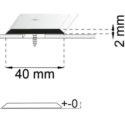 A24 Mässing 40 mm