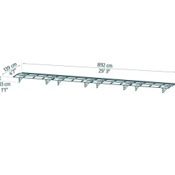 Bordeaux 1,4 X 8,9 m