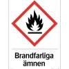 Brandfarliga Ämnen 210x297 mm Plast