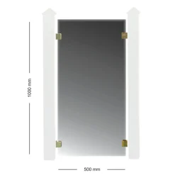 50 cm till Glasstaket Rökfärgat