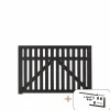 Country Bred med Beslag 150 x 98 cm Svart