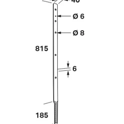 CSPP 40x6x1000 mm