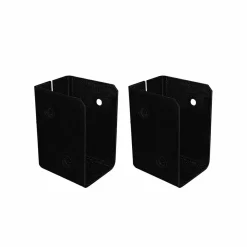 Cubic till 4,5x9 cm Balkar Svart 2-pack
