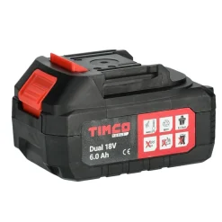 Dual 18V 6Ah Med Laddningsindikator
