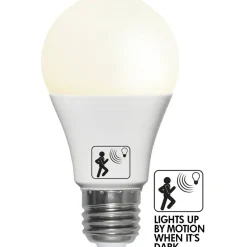 E27 A60 Motion Twilight Sensor Opal 4,8W