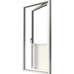 Elit Retro 3-Glas Aluminium