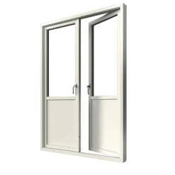 Elit Retro 3-Glas Aluminium