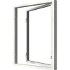 Elit Retro 3-Glas Aluminium