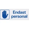 Endast Personal 225x80 mm Aluminium