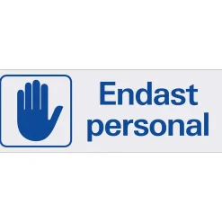 Endast Personal 225x80 mm Aluminium