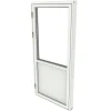 Enkeldörr 3-Glas Aluminium