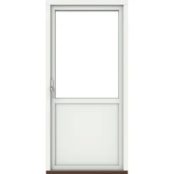 Enkeldörr 3-Glas Aluminium