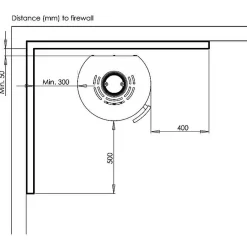9.7 Fristående med Sidoglas 9kW