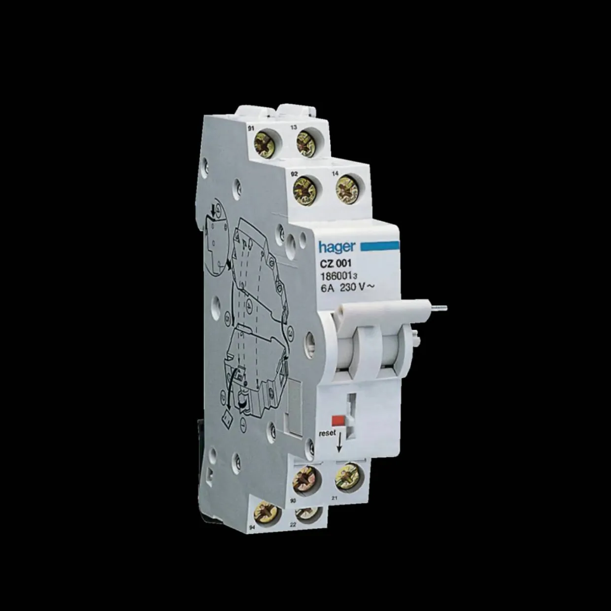 för Jordfelsbrytare 6 A 240 V AC