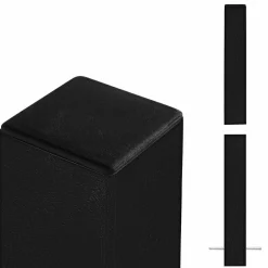 för Nedgjutning Svart 268 cm