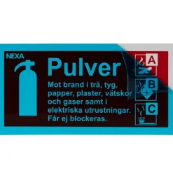 För Pulversläckare BSP-1020