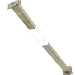 för Räcke 45x45 Varmgalvaniserad