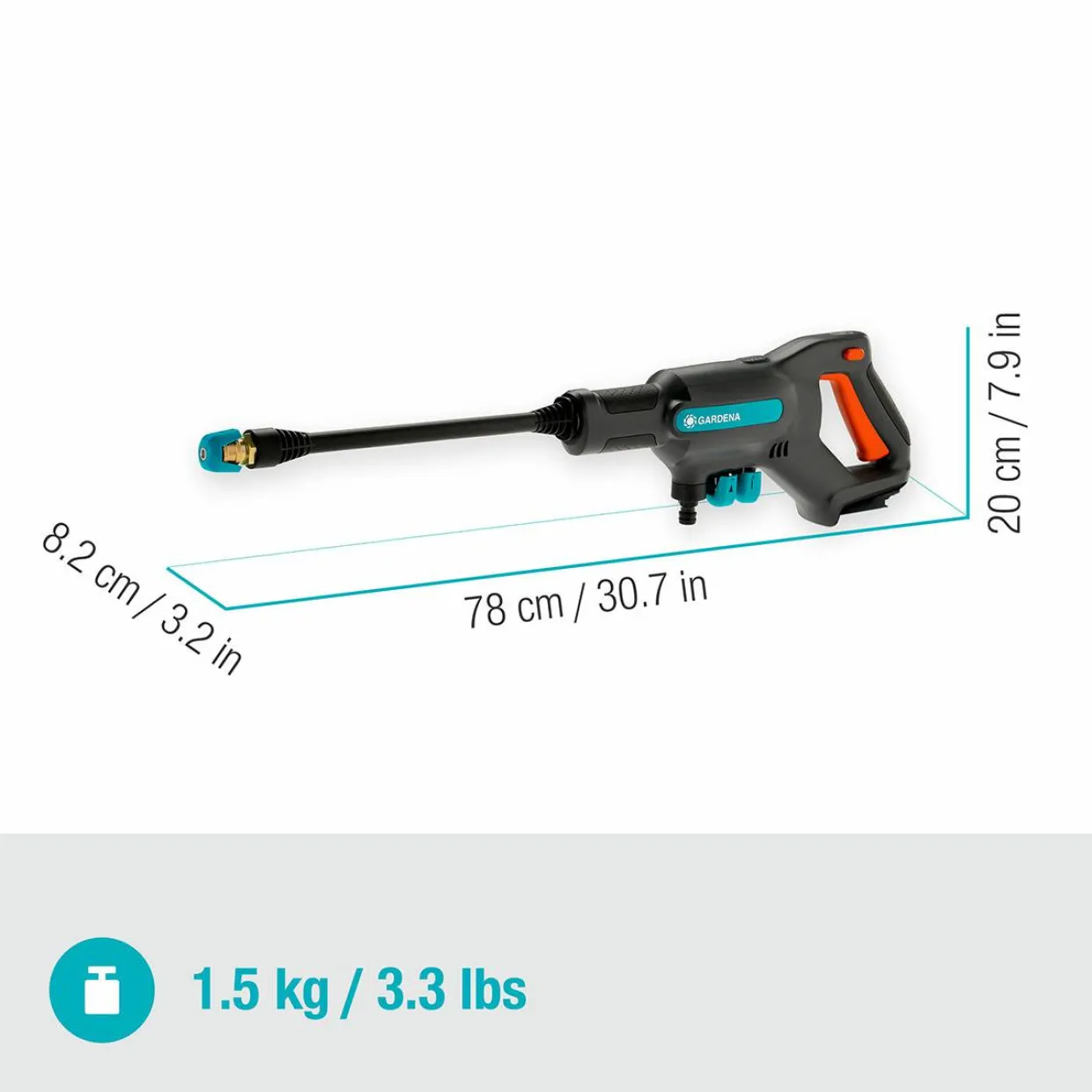Garden AquaClean 24/18V utan Batteri