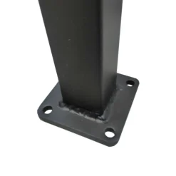 Garden Stängsel Aluminium Svart