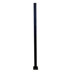 Garden Stängsel Aluminium Svart