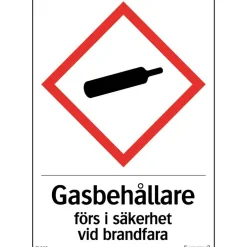 Gasflaskor Vit Reflex