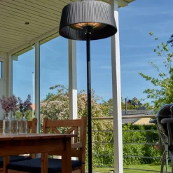 Golvmodell med skärm Ø60 cm 900/1200/2100 W HA