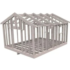 22 grader Med Loft 6000x4766 mm Färdiga Sektioner Med Öppningar