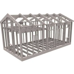 22 grader Med Loft 7200x3940 mm Färdiga Sektioner