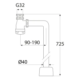 90° G32xØ40
