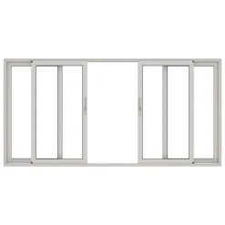 HelAlu Aluminium 4-Delad Dubbelspår