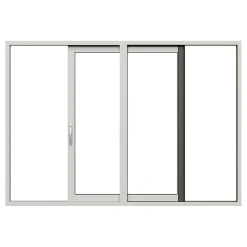 HelAlu Aluminium 2-Delad Enkelspår