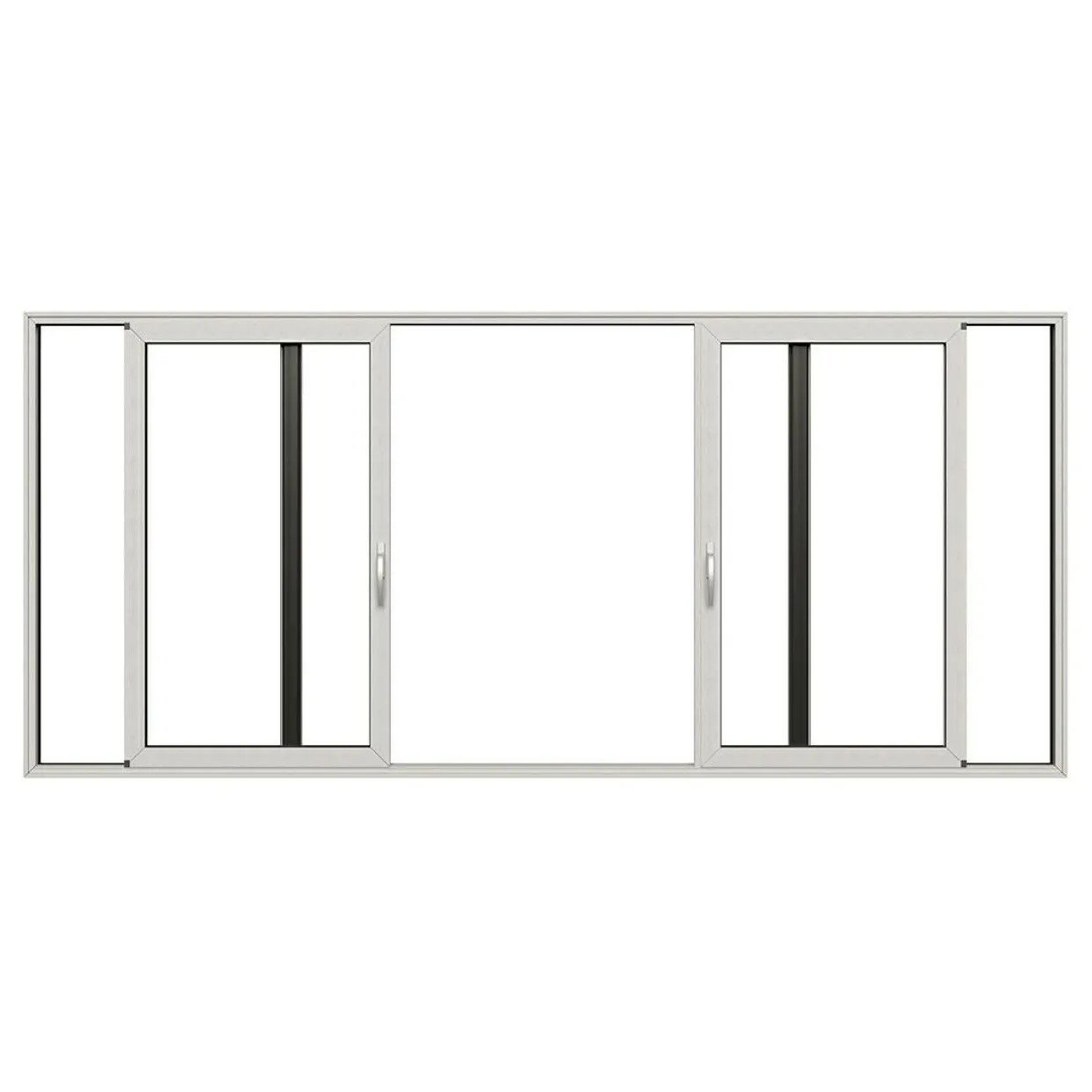 HelAlu Aluminium 4-Delad Enkelspår