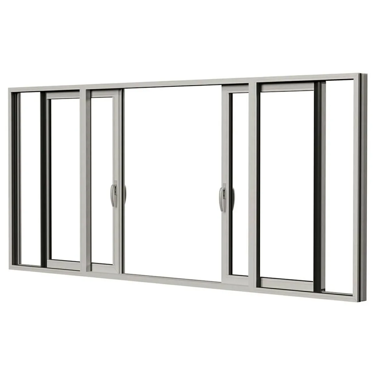 HelAlu Aluminium 4-Delad Enkelspår