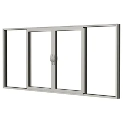 HelAlu Aluminium 4-Delad Enkelspår