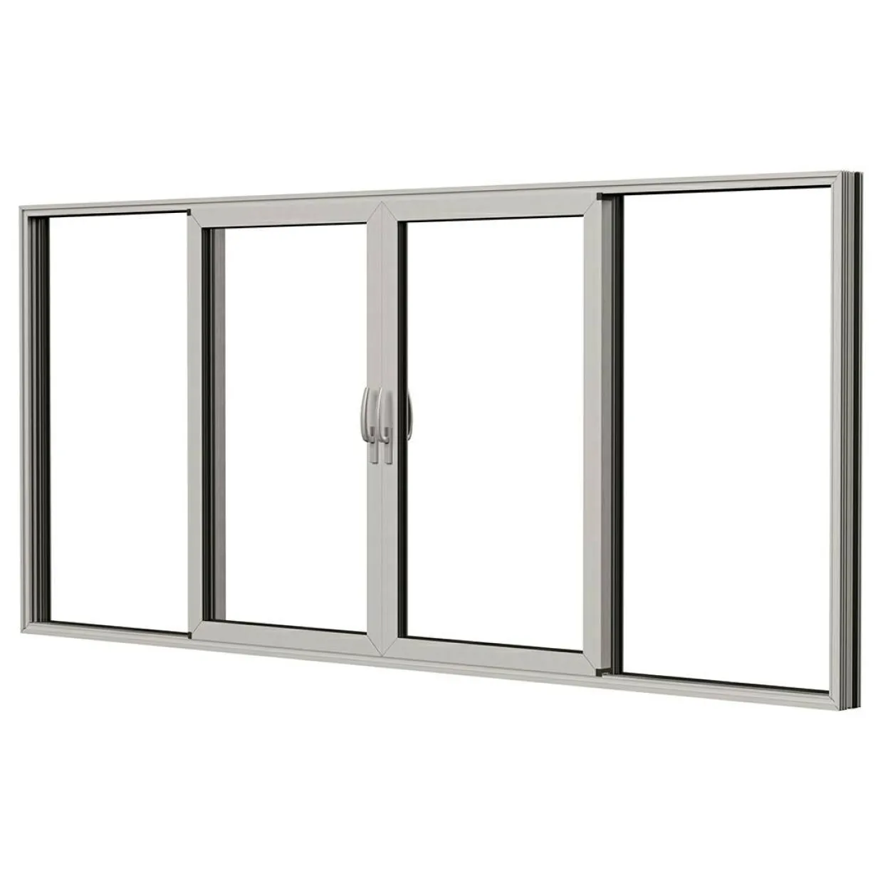 HelAlu Aluminium 4-Delad Enkelspår