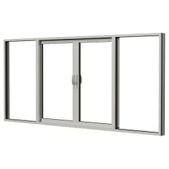 HelAlu Aluminium 4-Delad Enkelspår