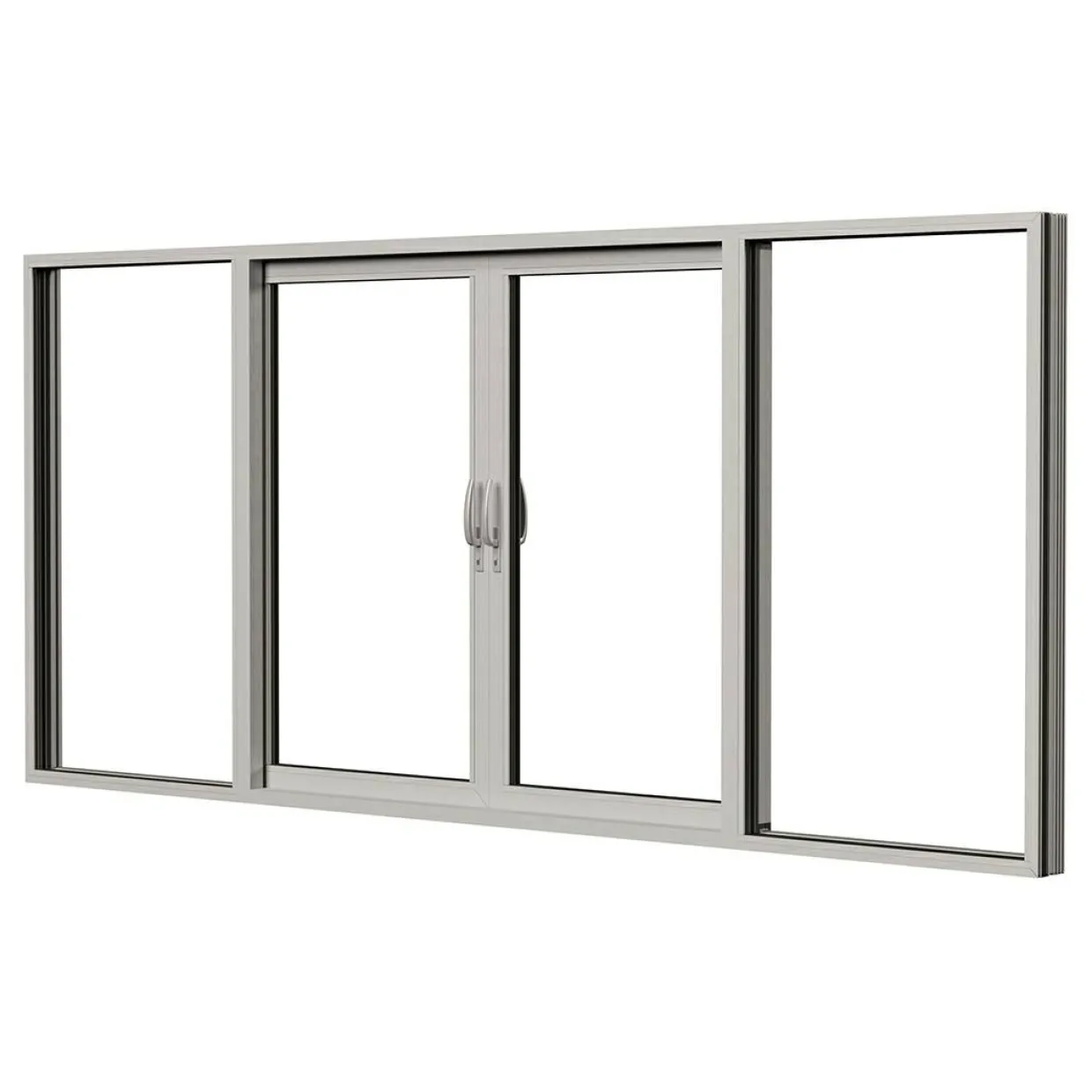 HelAlu Aluminium 4-Delad Enkelspår