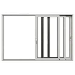 HelAlu Aluminium 3-Delad Trippelspår