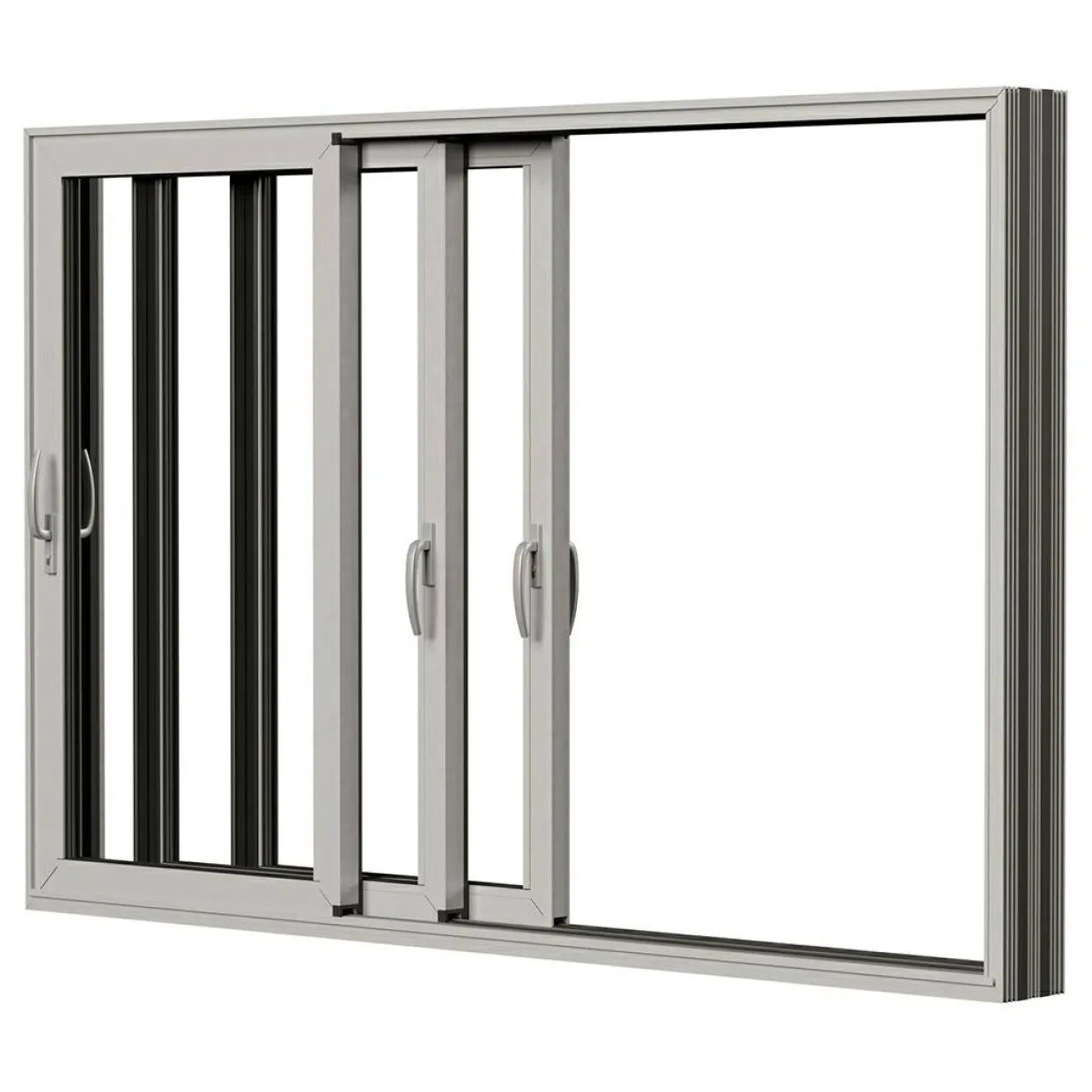 HelAlu Aluminium 3-Delad Trippelspår