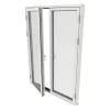Helglasad 3-Glas Aluminium