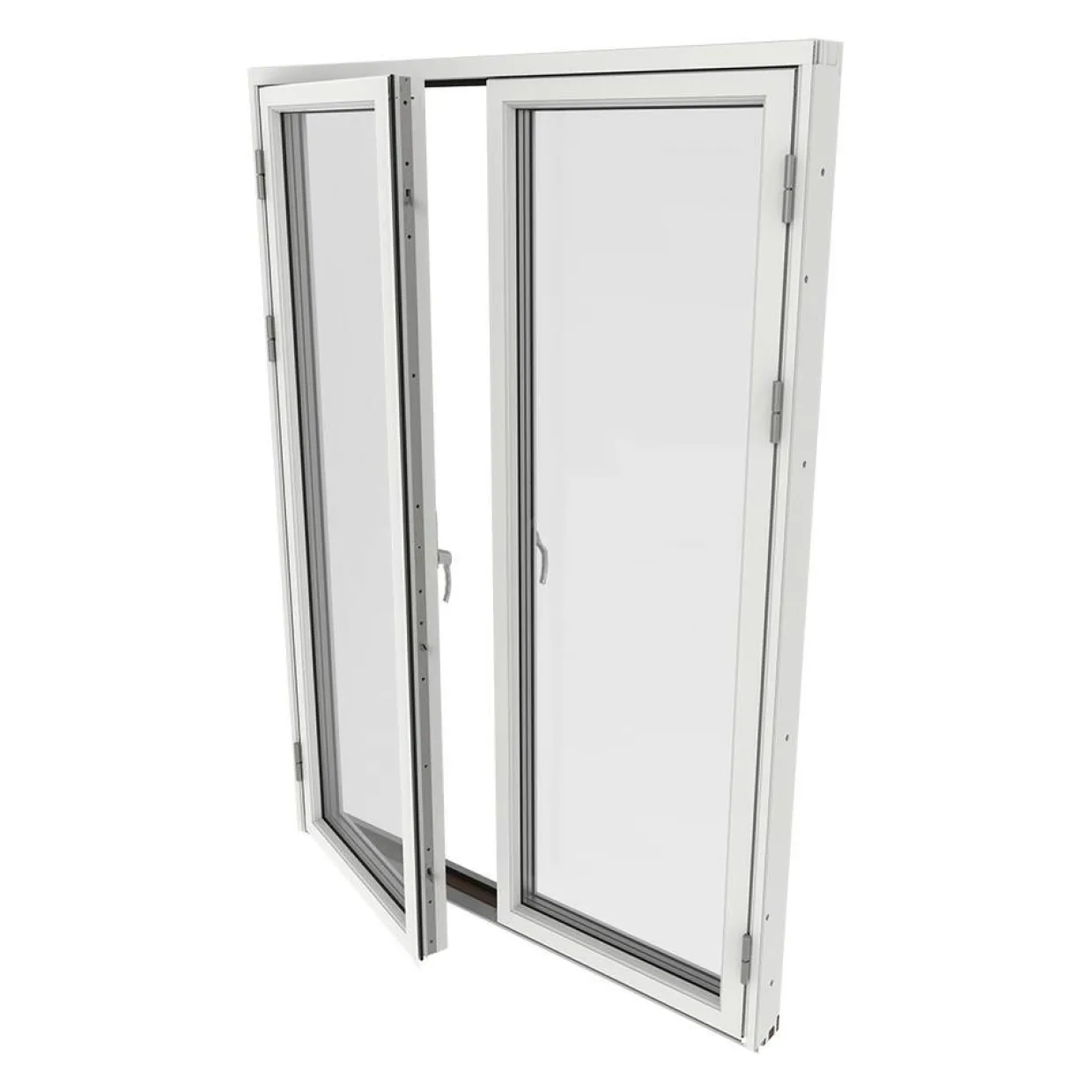 Helglasad 3-Glas Aluminium