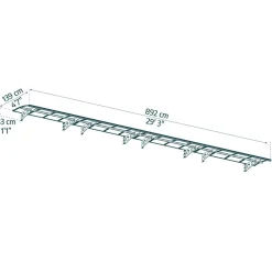 Herald Klar 1,4 X 8,9 m