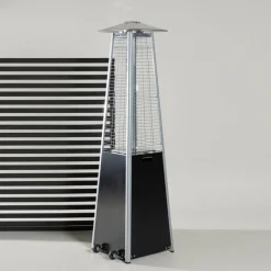Hottie Square, Stående Gasolvärmare Utomhus i Aluminium